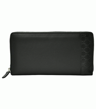 GUCCI/グッチ 2012年春夏MISTRALマイクログッチシマGGトリム2つ折りラウンドファスナー長財布 256439 A8WQN 1000