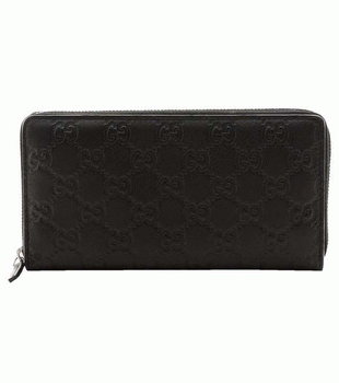 GUCCI/グッチ 2012年春夏AVELグッチシマGG柄ラウンドファスナー長財布 244994 A0V1R 1000