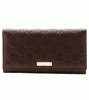 GUCCI/グッチ -METAL BARグッチシマGG柄2つ折り長財布 244946 A0V1G 2019