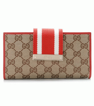 GUCCI/グッチ 2012年春夏新作LADIES WEB2つ折りフラップ長財布 181668 FW9IG 8502