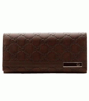 GUCCI/グッチ 2012年春夏MEN BARグッチシマGG柄G刻印バー付き2つ折り長財布 233112 AA61R 2019