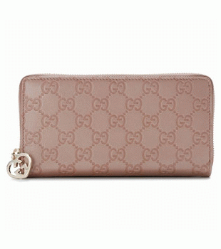 GUCCI/グッチ 2012年春夏新作LOVELYハートディテールラウンドファスナー長財布 282477 AHB1G 2729