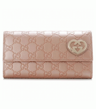 GUCCI/グッチ 2012年春夏新作LOVELYハートディテール2つ折り長財布 251861 AHB1G 2729
