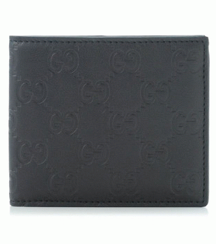 GUCCI/グッチ 2012年春夏AVELグッチシマGG柄2つ折りコンパクト財布 145754 A0V1R 1000