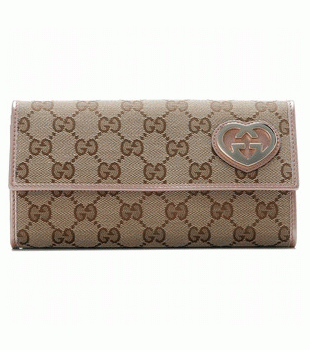 GUCCI/グッチ 2012年春夏新作LOVELYハートディテール2つ折り長財布 251861 F4C2G 8594