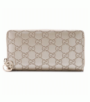 GUCCI/グッチ 2012年春夏新作LOVELYハートディテールラウンドファスナー長財布 282477 AHB1G 9504