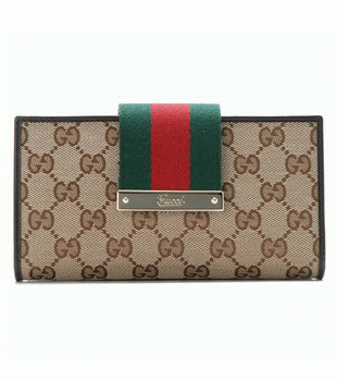 GUCCI/グッチ 2012年春夏新作LADIES WEB2つ折りフラップ長財布 181668 FWCZG 9791