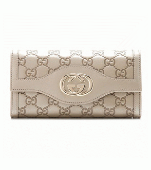 GUCCI/グッチ 2012年春夏新作SUKEY2つ折り長財布 282434 AHB1G 9504
