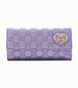 GUCCI/グッチ 2012年春夏新作LOVELYWホック2つ折り長財布 245723 AHB1G 5309