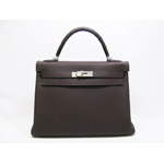 HERMES（エルメス）ケリー32 ハンドバッグ O刻/ｼｮｺﾗ/S金具