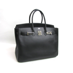 HERMES（エルメス）バーキン35 ﾌﾞﾗｯｸ･N刻･S金具