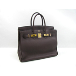 HERMES（エルメス）バーキン35 ｼｮｺﾗ･M刻･G金具