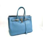 HERMES（エルメス）バーキン35 I刻･SIL･ﾌﾞﾙｰｼﾞｰﾝ