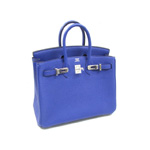 HERMES（エルメス）バーキン25 ﾌﾞﾙｰｴﾚｸﾄﾘｯｸ/O刻