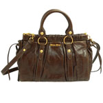 ミュウミュウ miumiu ハンドバッグ ショルダーストラップ付き 2WAY ナ...