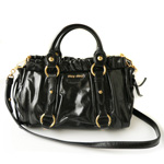 ミュウミュウ MIUMIU ハンドバッグ/ショルダーバッグ 2WAY ストラップ...