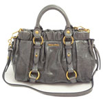 ミュウミュウ MIUMIU ハンドバッグ/ショルダーバッグ 2WAY ストラップ...