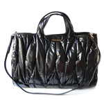 ミュウミュウ miumiu トートバッグ/2Wayショルダーバッグ ストラップ付...