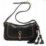 GUCCI/グッチ HANDMADEメタルGモンキーフィストタッセル付きウーブン...
