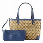 GUCCI/グッチ GUCCI CRAFT定番キャンバスGG柄ポーチ付きスモール...