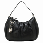 GUCCI/グッチ 2012年春夏SUKEYインターロッキングGチャーム付きミデ...
