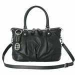 GUCCI/グッチ 2012年春夏SUKEYグッチシマGG柄Gチャーム付きミディ...