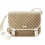 GUCCI/グッチ JOYコーティングキャンバスGG柄斜め掛けミディアムショルダ...