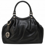 GUCCI/グッチ 2012年春夏SUKEYインターロッキングGチャーム付きミデ...