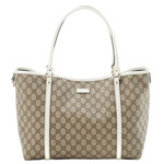 GUCCI/グッチ 2012年春夏定番キャンバスGG柄Dリングディテールトートバ...