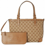 GUCCI/グッチ 2012年春夏GUCCI CRAFT定番キャンバスGG柄ポー...