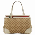 GUCCI/グッチ 2012年春夏MAYFAIR定番キャンバスGG柄ボウディテー...