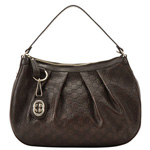 GUCCI/グッチ 2012年春夏SUKEYグッチシマGG柄Gチャーム付きミディ...