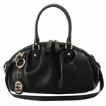 GUCCI/グッチ 2012年春夏SUKEYインターロッキングGチャーム付きミデ...