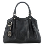 GUCCI/グッチ 2012年春夏SUKEYグッチシマGG柄Gチャーム付きミディ...