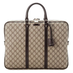 GUCCI/グッチ 2012年春夏JOYコーティングGG柄南京錠付きビジネスバッ...
