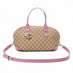 GUCCI/グッチ 2012年春夏新作HEART BITキャンバスGG柄チャーム...