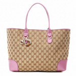 GUCCI/グッチ 2012年春夏新作HEART BITキャンバスGG柄ハートシ...
