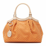 GUCCI/グッチ 2012年春夏新作SUKEYディアマンテ柄Gチャーム付きトー...