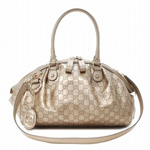GUCCI/グッチ 2012年春夏新作SUKEYチャーム付きミディアムボストンバ...