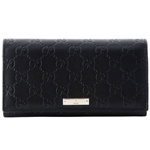 GUCCI/グッチ -METAL BARグッチシマGG柄2つ折り長財布 2449...