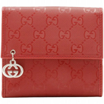 GUCCI/グッチ GG PIERCEグッチシマGG柄Gディテール2つ折り財布 ...
