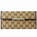 GUCCI/グッチ -METAL BAR定番キャンバスGG柄Gマーク刻印プレート...