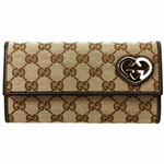 GUCCI/グッチ 2012年春夏LOVELY定番キャンバスGG柄Gハートシェー...