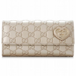 GUCCI/グッチ 2012年春夏新作 LOVELYハートディテールWホック2つ...