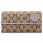 GUCCI/グッチ 2012年春夏新作LOVELYハートディテール2つ折り長財布...