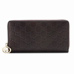 GUCCI/グッチ 2012年春夏新作GG PIERCEラウンドファスナー長財布...