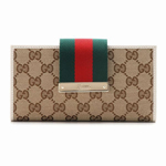 GUCCI/グッチ 2012年春夏新作LADIES WEB2つ折りフラップ長財布...