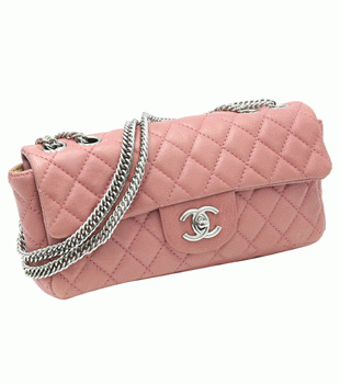 CHANEL シャネルラムスキンマトラッセチェーンショルダーバッグA37864ピンク