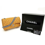 CHANEL シャネルマトラッセチェーンショルダー(イエロー)