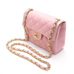 CHANEL シャネルミニマトラッセチェーンショルダーバッグA01115ラムスキ...